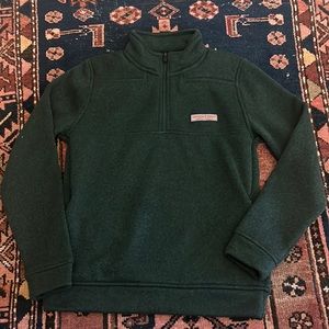 Vineyard vines soft shep 1/4 zip sweater